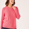 Quba & Co Hoff Cable-Knit Jumper Pink New