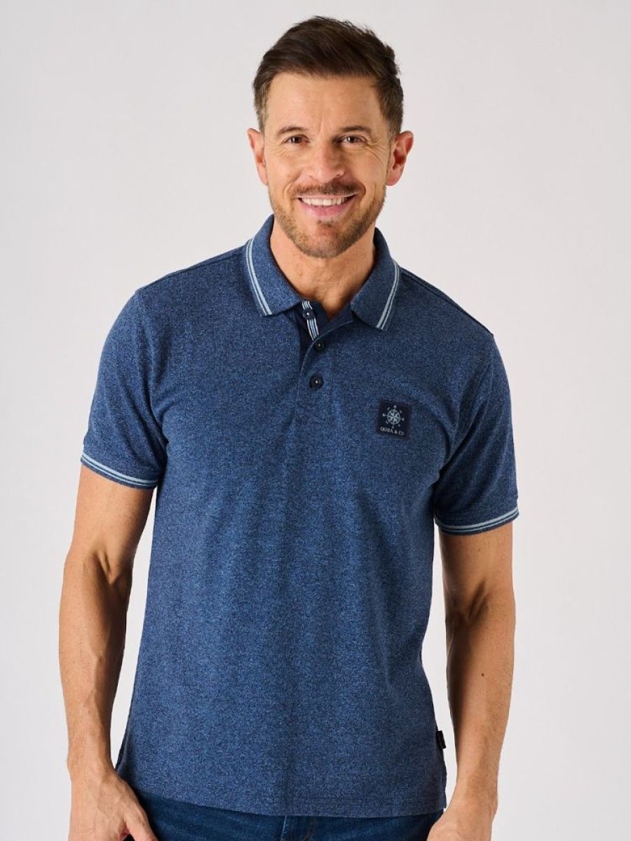 Quba & Co Blue Lifestyle Polo Shirt - Camedo Online