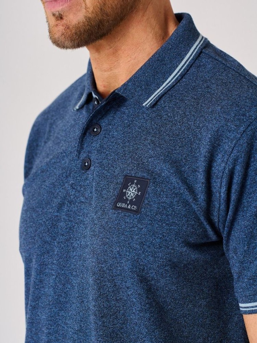 Quba & Co Blue Lifestyle Polo Shirt - Camedo Online