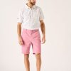 Quba & Co Sanford Chino Shorts Pink New