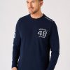 Quba & Co Navy Long Sleeve X-Series Pique T-Shirt - Laramy Wholesale